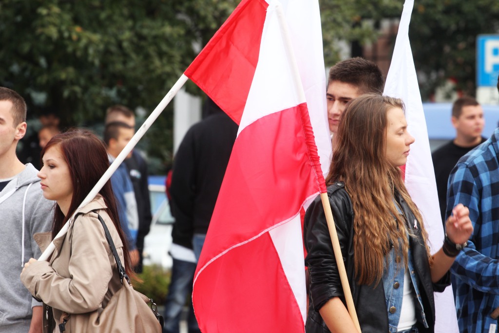 Gorąco w centrum miasta. „Bolszewicy precz z Legnicy!”