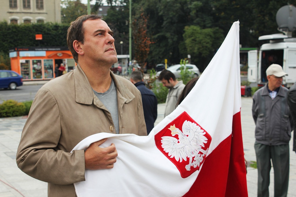 Gorąco w centrum miasta. „Bolszewicy precz z Legnicy!”