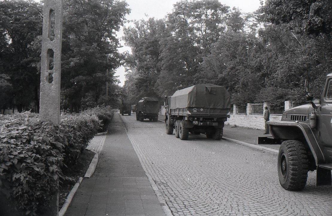 Rosjanie w Legnicy w obiektywie Kołodziejskiego