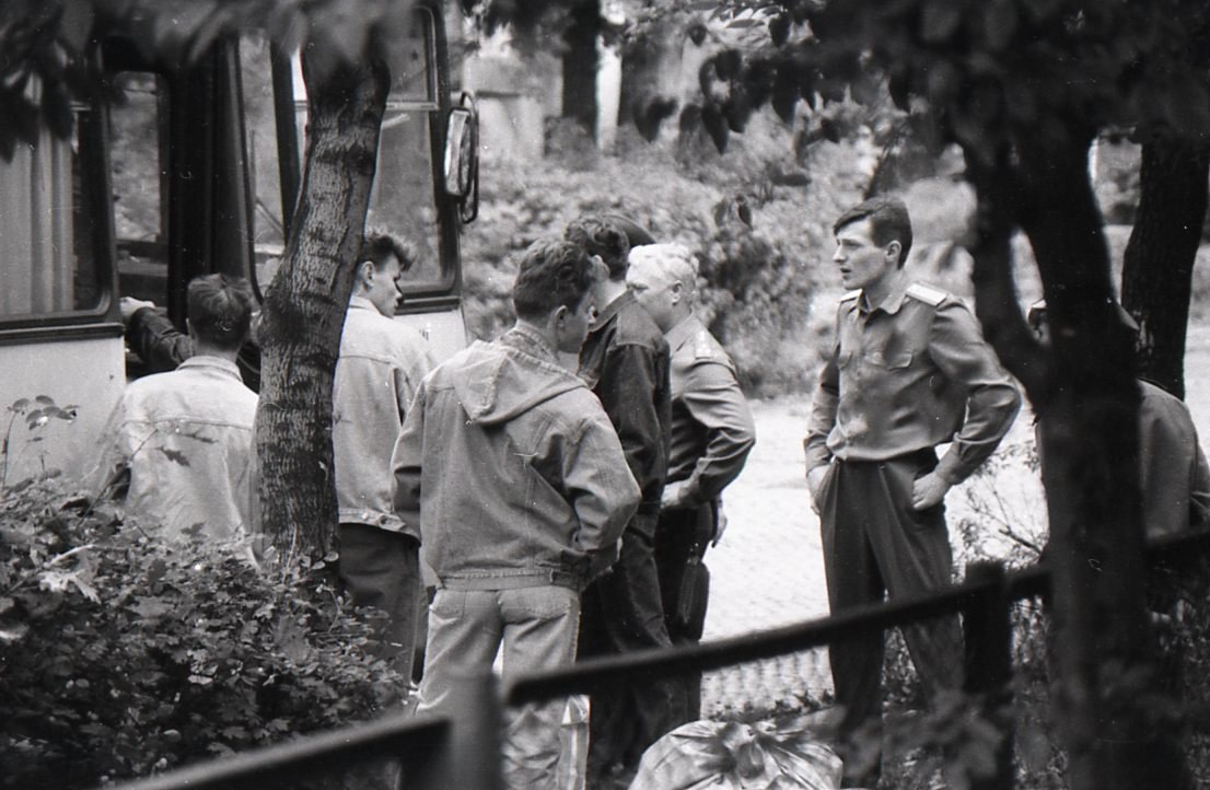 Rosjanie w Legnicy w obiektywie Kołodziejskiego