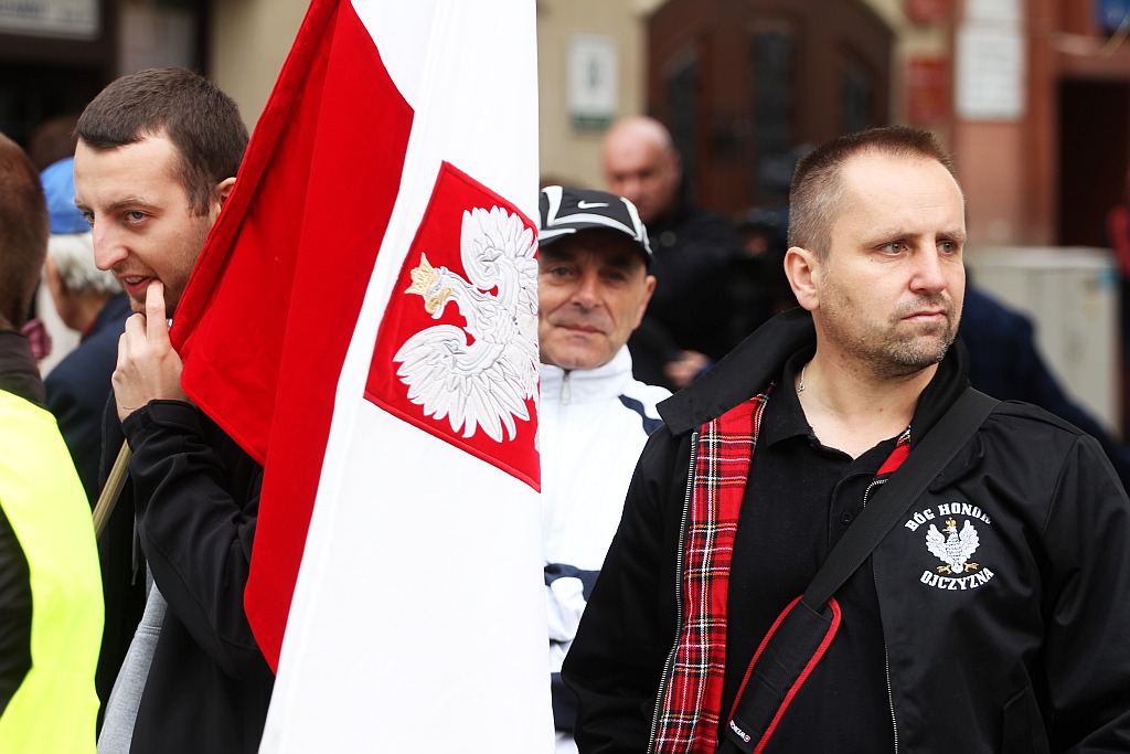 Gorąco w centrum miasta. „Bolszewicy precz z Legnicy!”