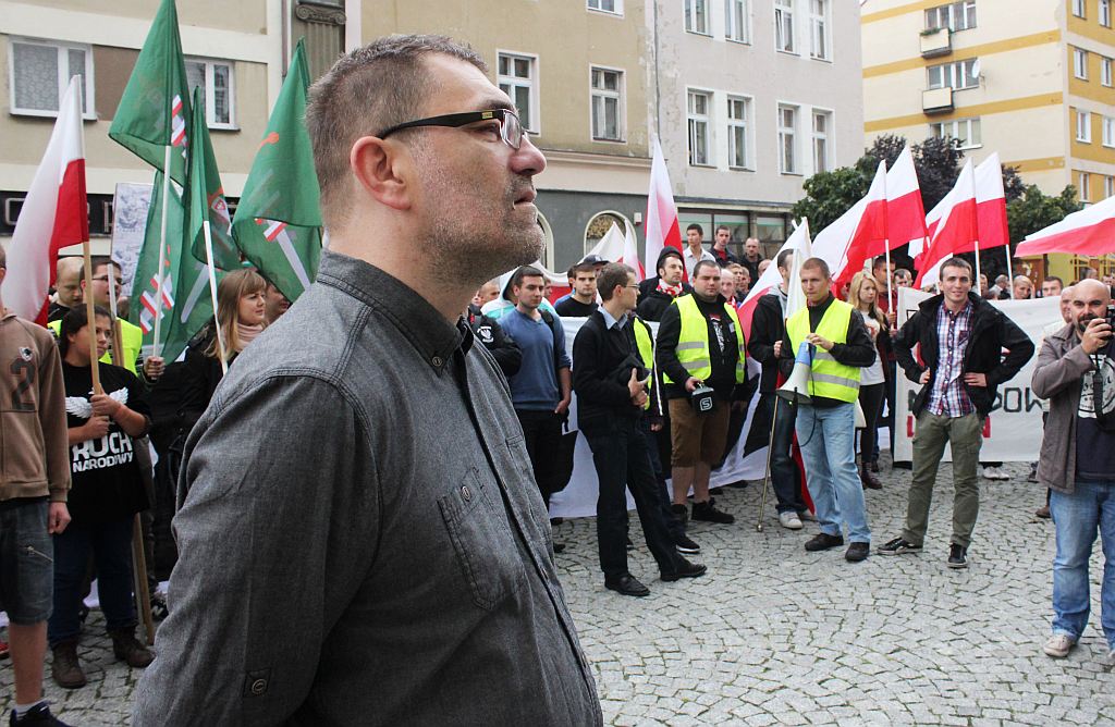 Gorąco w centrum miasta. „Bolszewicy precz z Legnicy!”