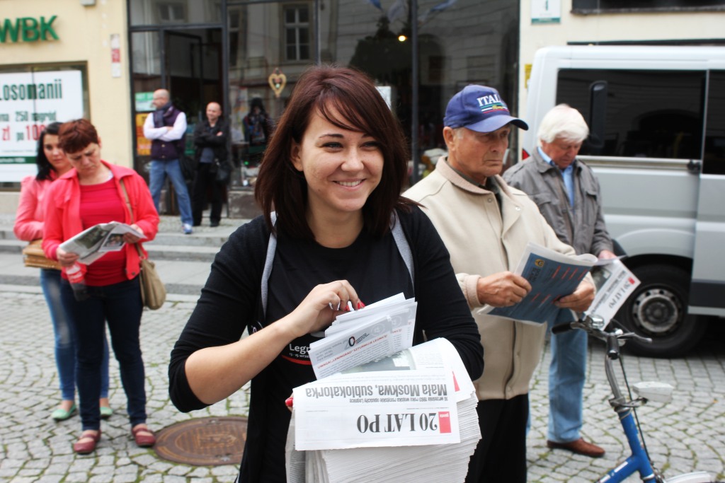Gorąco w centrum miasta. „Bolszewicy precz z Legnicy!”