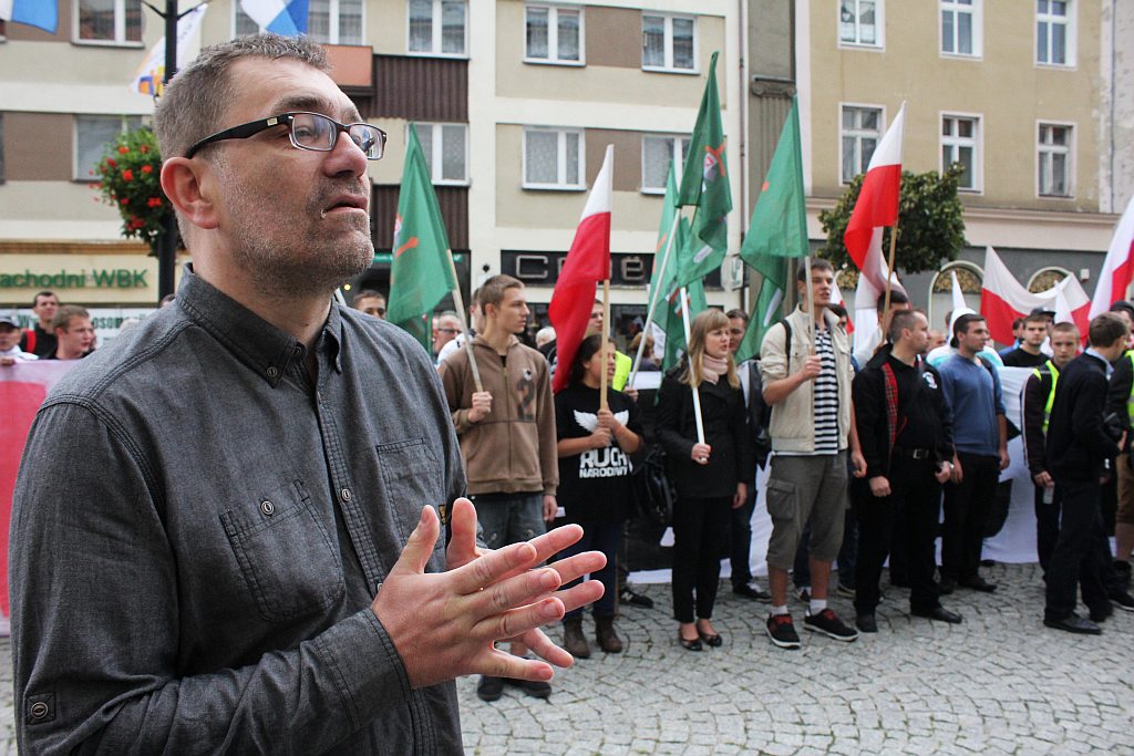 Gorąco w centrum miasta. „Bolszewicy precz z Legnicy!”