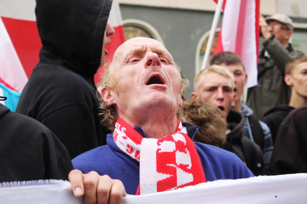 Gorąco w centrum miasta. „Bolszewicy precz z Legnicy!”