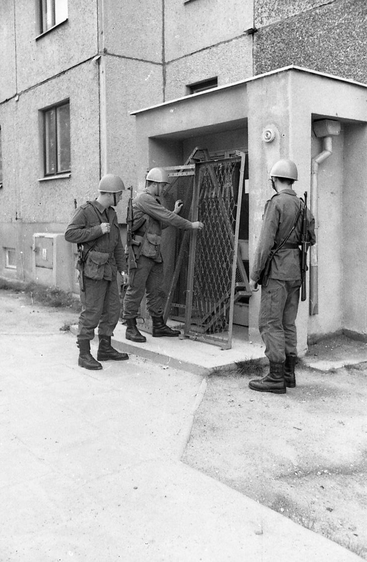 Rosjanie w Legnicy w obiektywie Kołodziejskiego