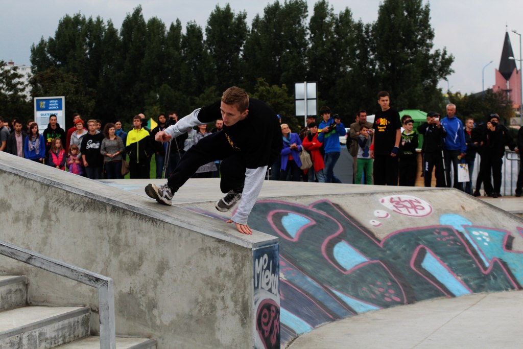 Lepiej późno niż wcale - skatepark otwarty
