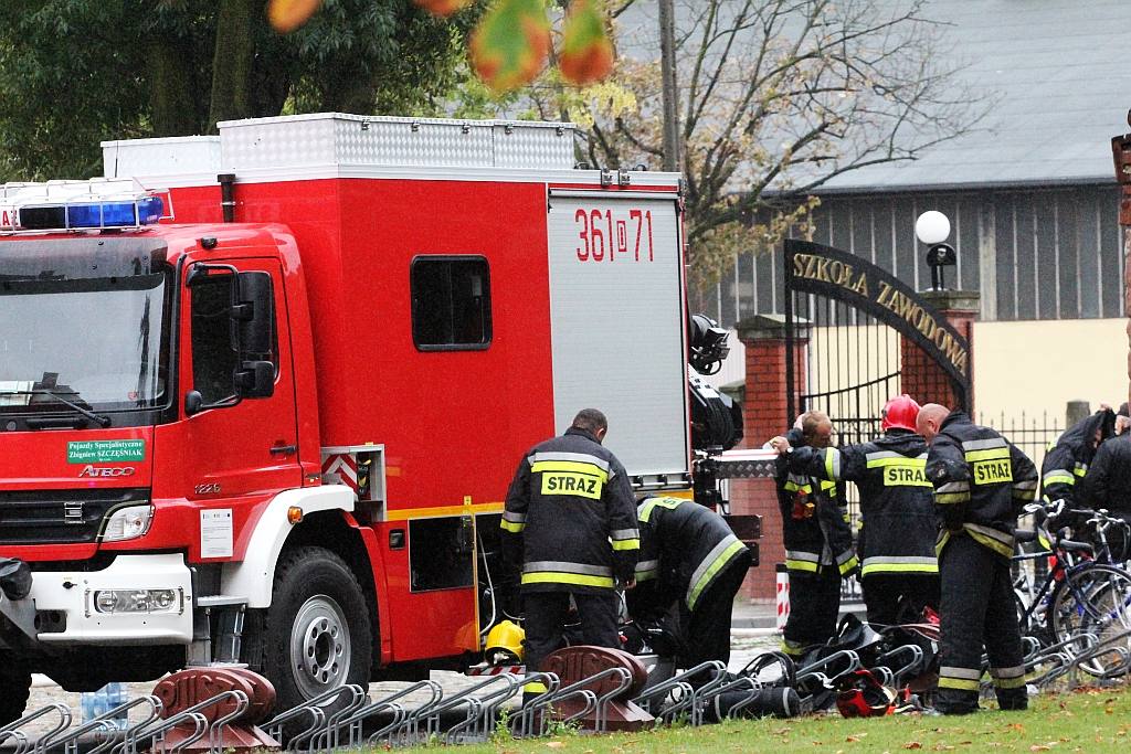 Uczelnia w ogniu! Zapaliło się poddasze PWSZ cz2