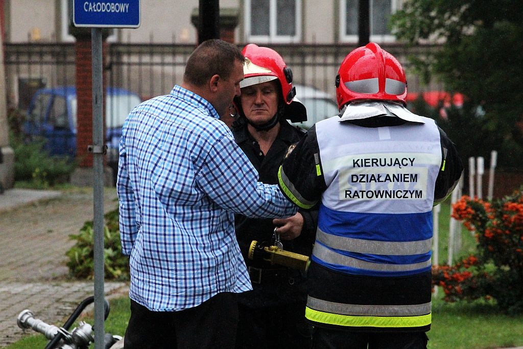 Uczelnia w ogniu! Zapaliło się poddasze PWSZ cz2