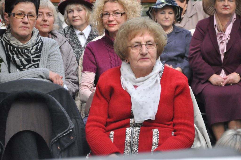 Seniorzy w świecie muzyki, poezji i kwiatów
