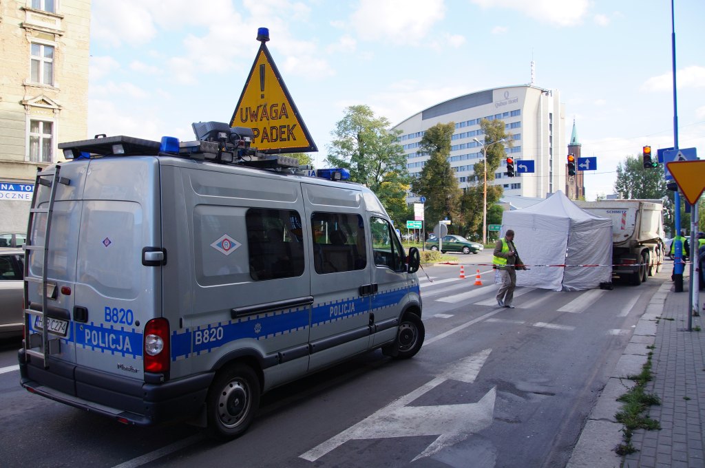 Śmierć na pasach w centrum miasta