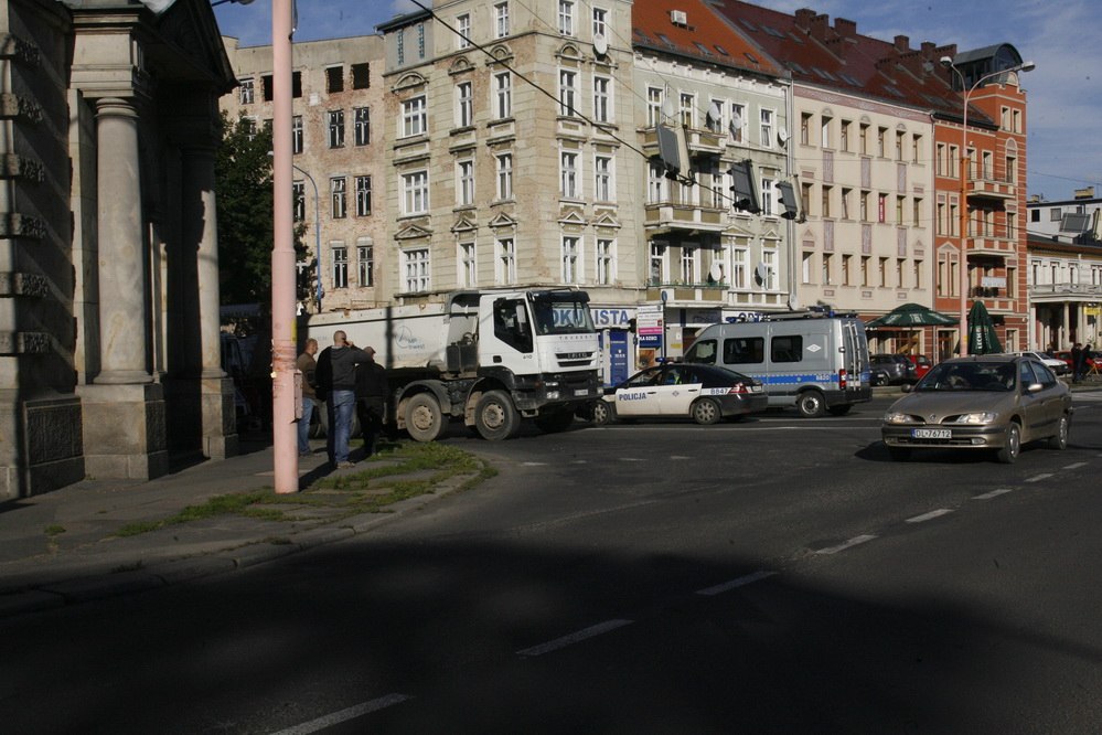 Śmierć na pasach w centrum miasta