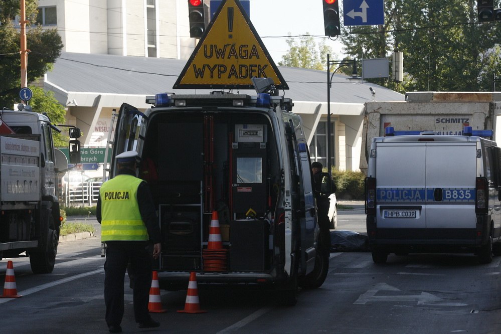Śmierć na pasach w centrum miasta