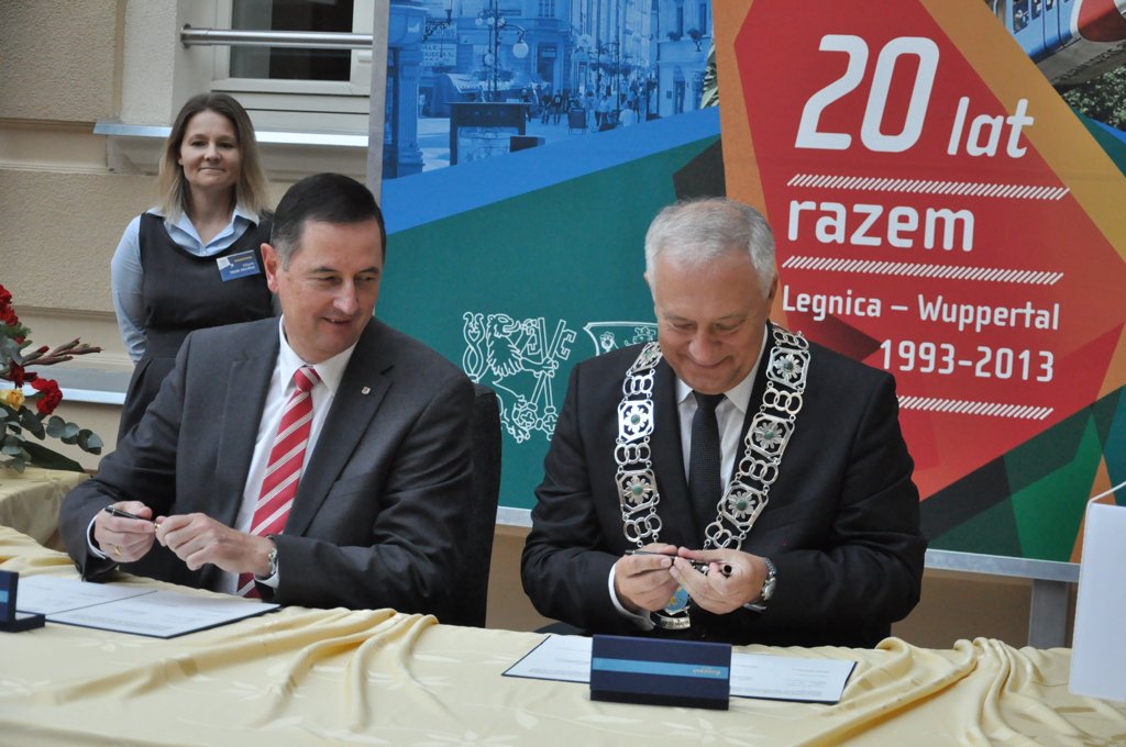 Jubileusz partnerstwa Legnicy i Wuppertalu