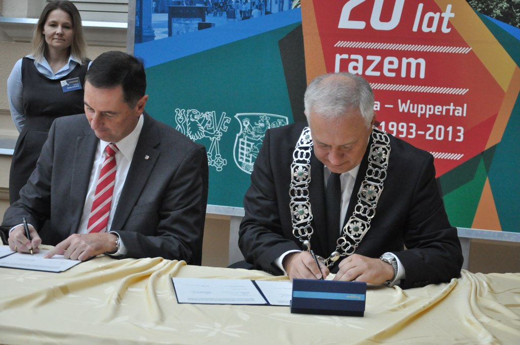 Jubileusz partnerstwa Legnicy i Wuppertalu