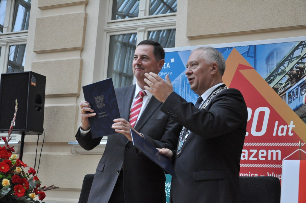 Jubileusz partnerstwa Legnicy i Wuppertalu