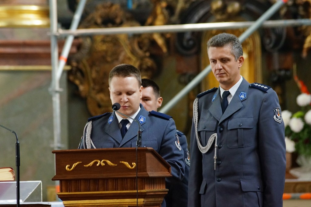 Dolnośląscy policjanci modlili się w Legnickim Polu
