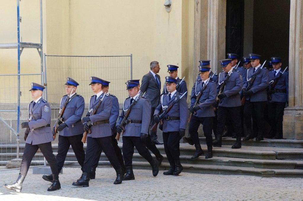 Dolnośląscy policjanci modlili się w Legnickim Polu