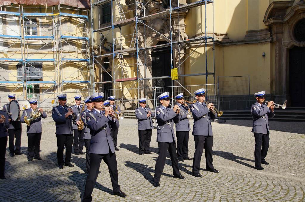 Dolnośląscy policjanci modlili się w Legnickim Polu