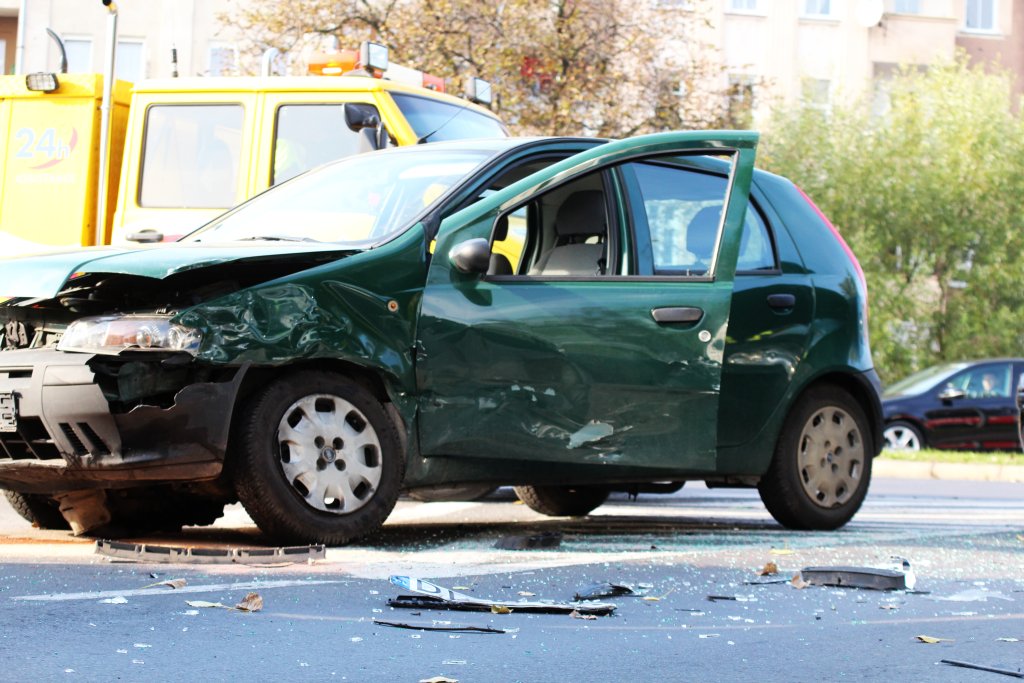 Wypadek na Leszczyńskiej w Legnicy