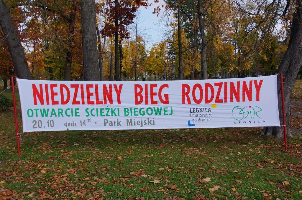Niedzielny Bieg Rodzinny - Otwarcie Ścieżki Biegowej