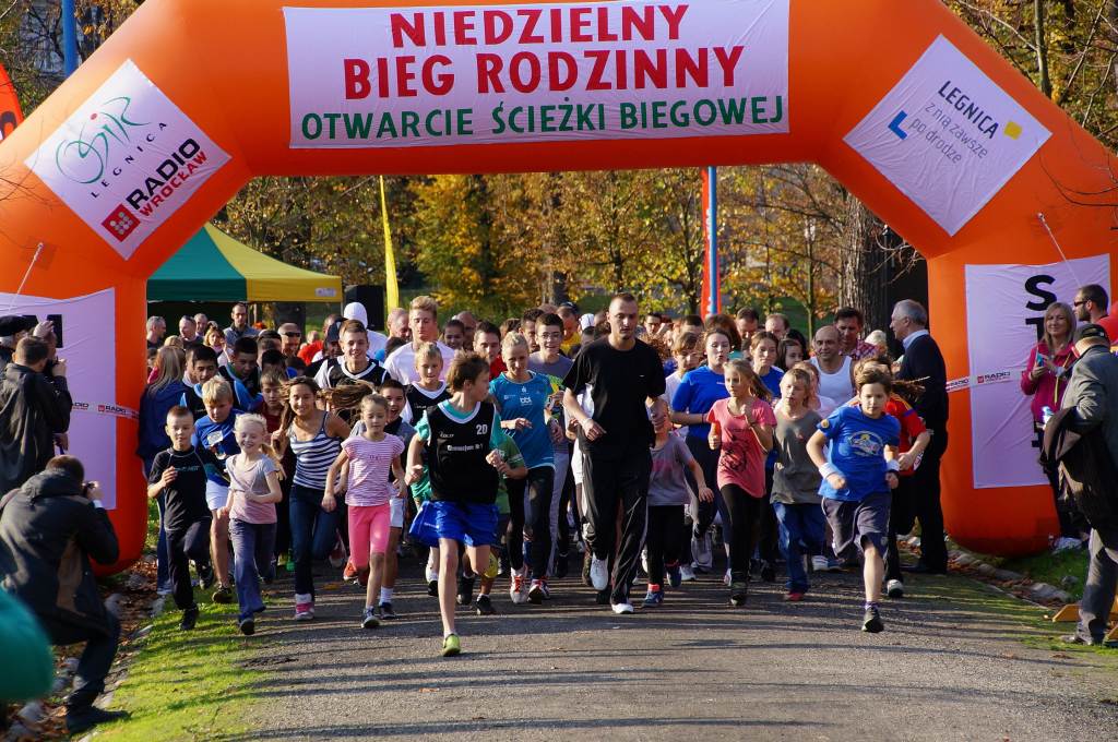 Niedzielny Bieg Rodzinny - Otwarcie Ścieżki Biegowej