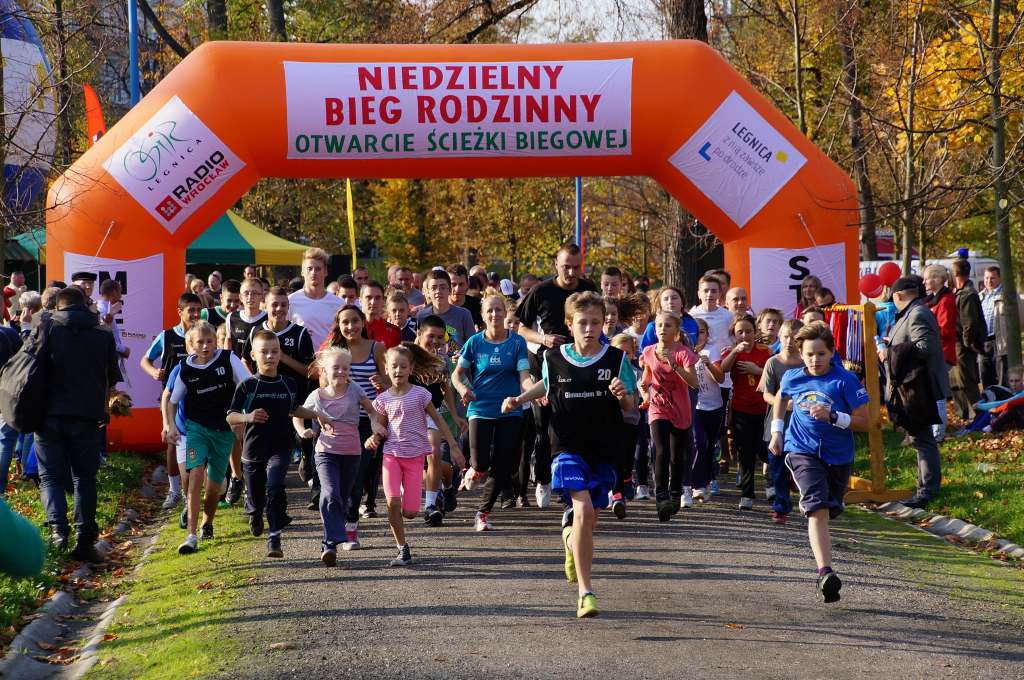 Niedzielny Bieg Rodzinny - Otwarcie Ścieżki Biegowej