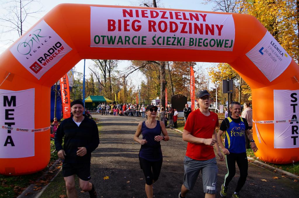 Niedzielny Bieg Rodzinny - Otwarcie Ścieżki Biegowej