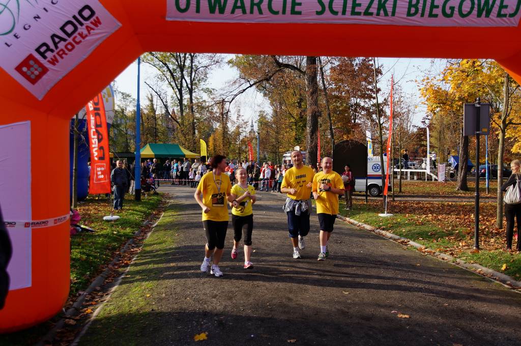 Niedzielny Bieg Rodzinny - Otwarcie Ścieżki Biegowej