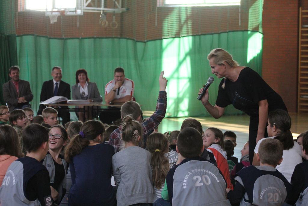 Mistrz Świata w rzucie młotem odwiedził legnicką szkołę