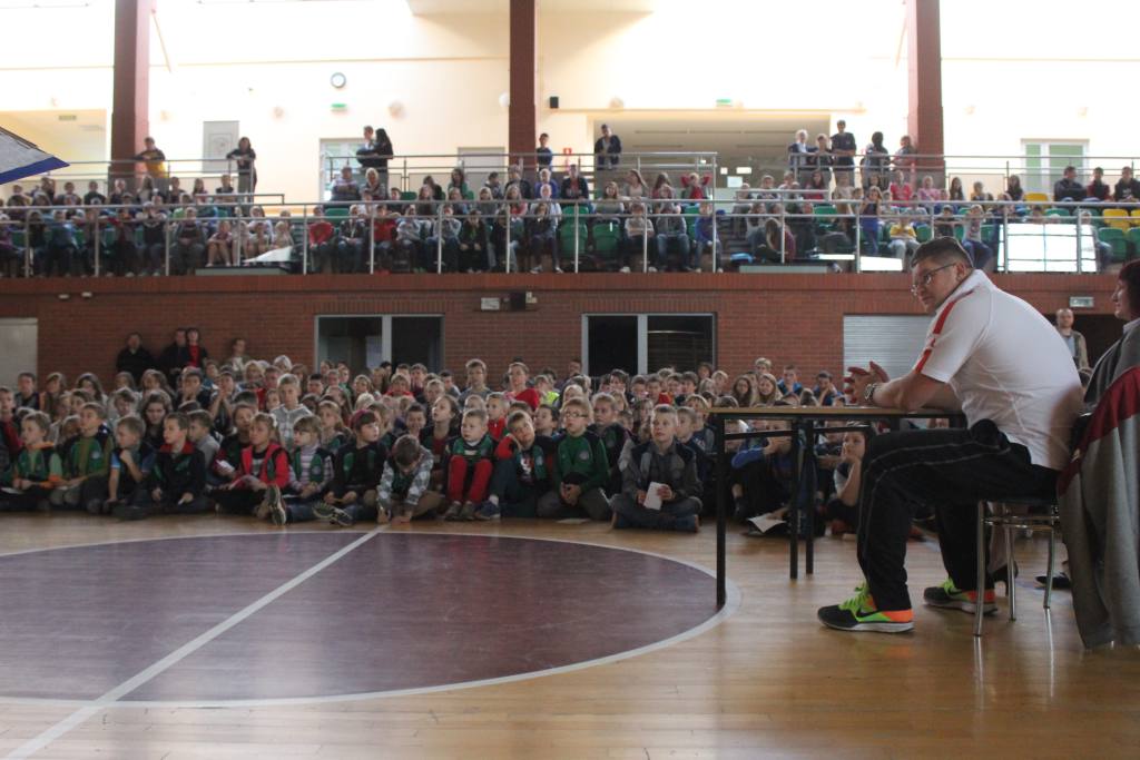 Mistrz Świata w rzucie młotem odwiedził legnicką szkołę