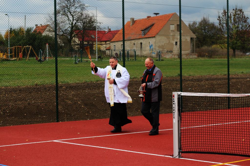 Otwarcie boisk wielofunkcyjnych w Grzybianach