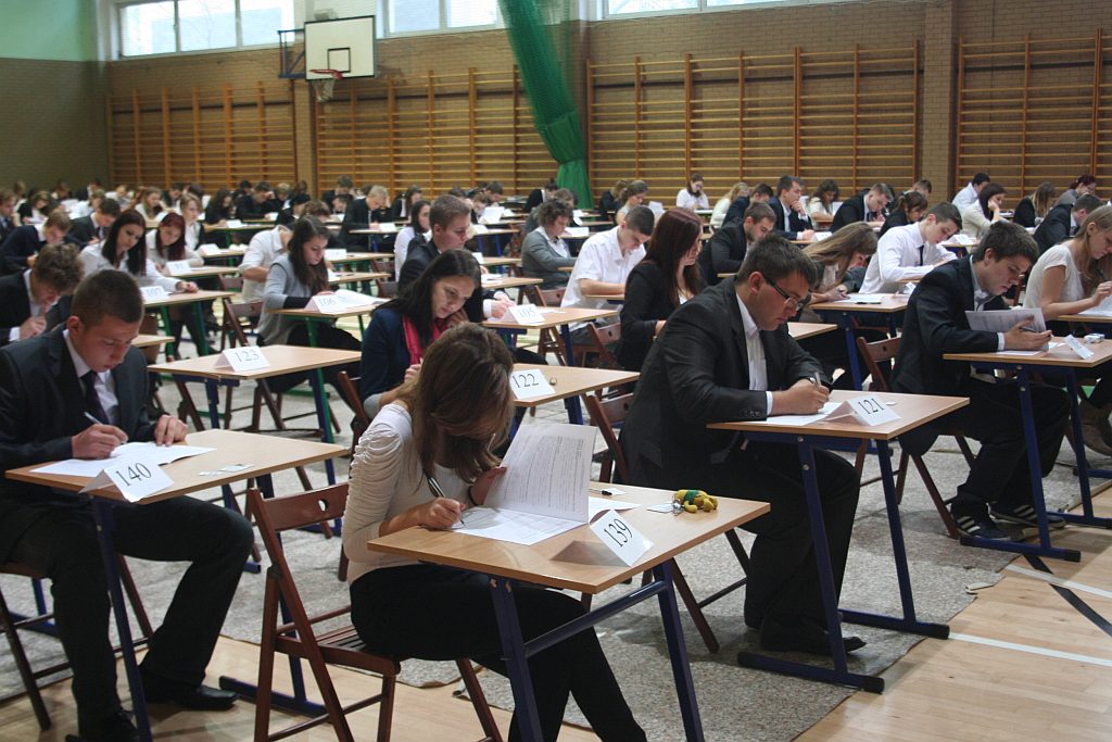 Próbna matura w V LO w Legnicy