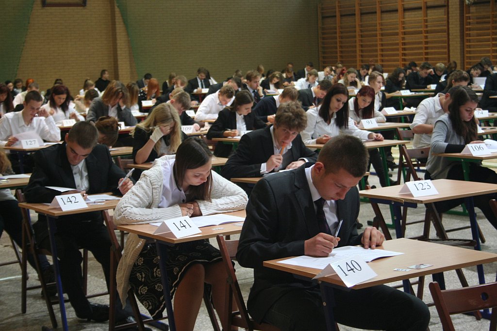 Próbna matura w V LO w Legnicy