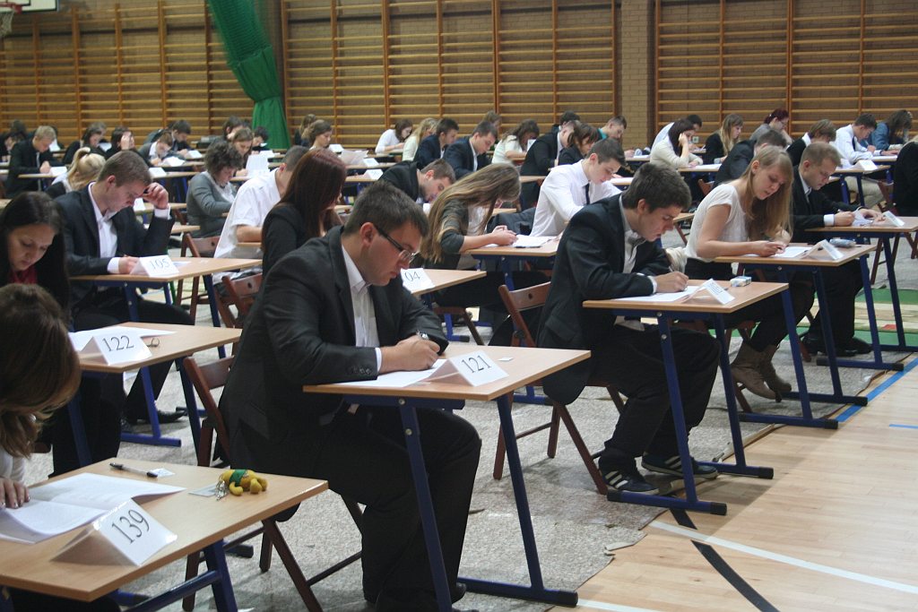 Próbna matura w V LO w Legnicy