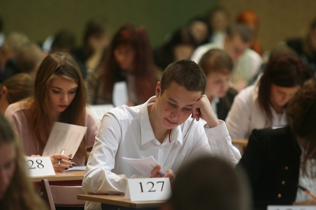Próbna matura w V LO w Legnicy