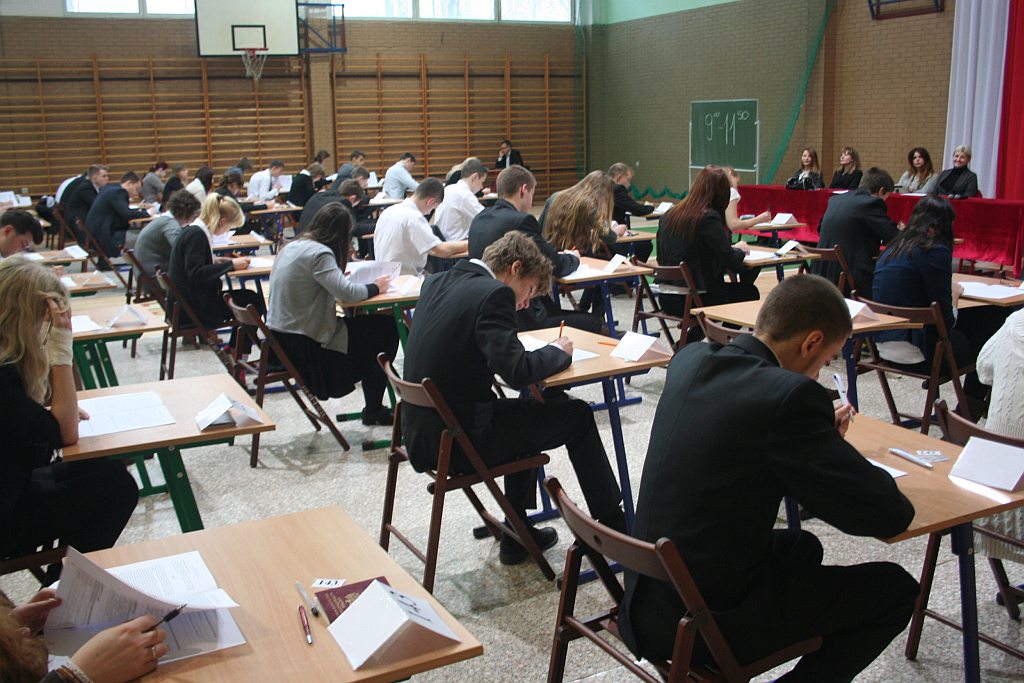 Próbna matura w V LO w Legnicy