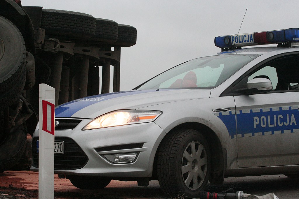 Kolizja na autostradzie A4