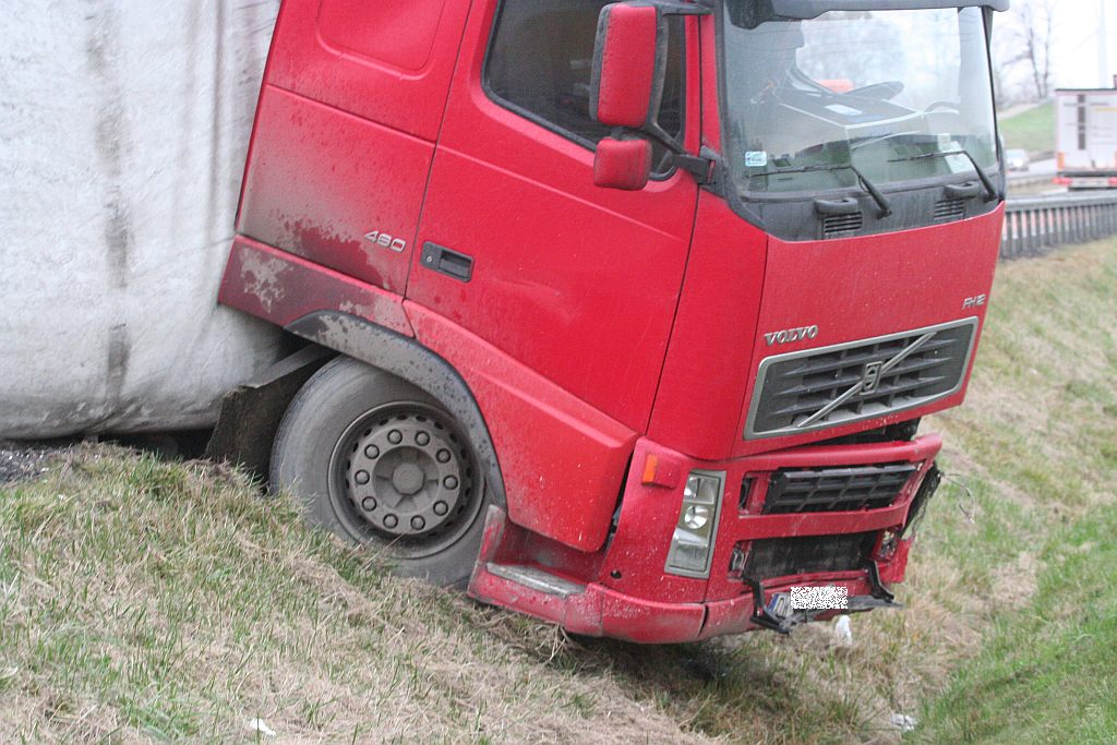 Kolizja na autostradzie A4