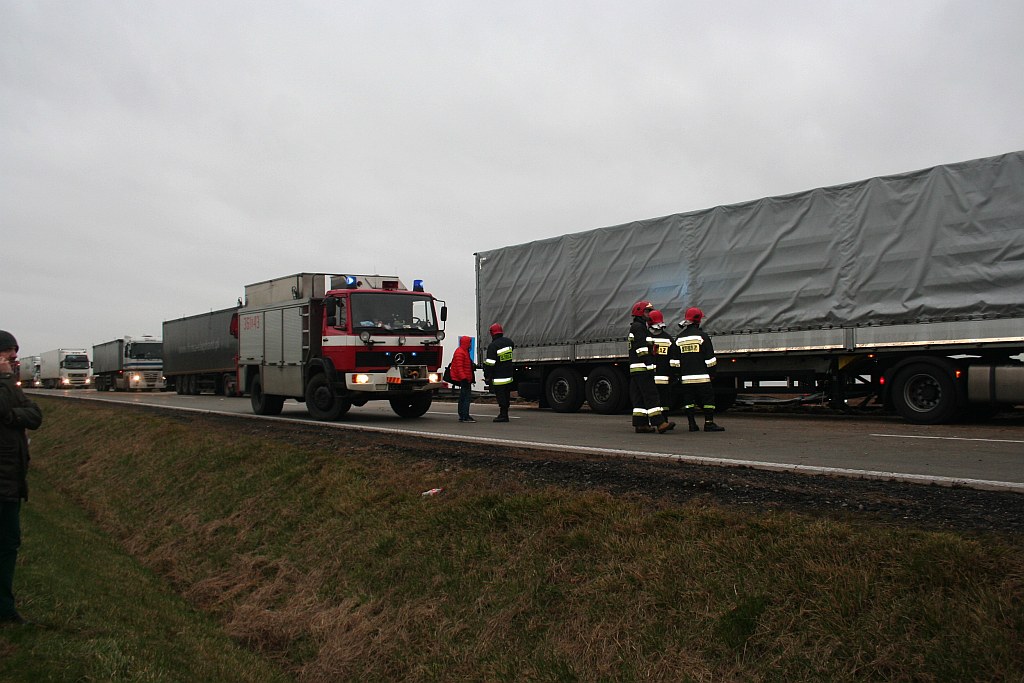 Kolizja na autostradzie A4