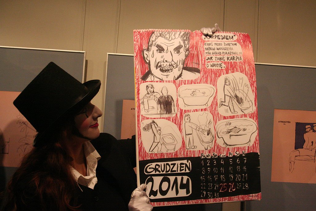 Promocja kalendarza SATYRYKON 2014