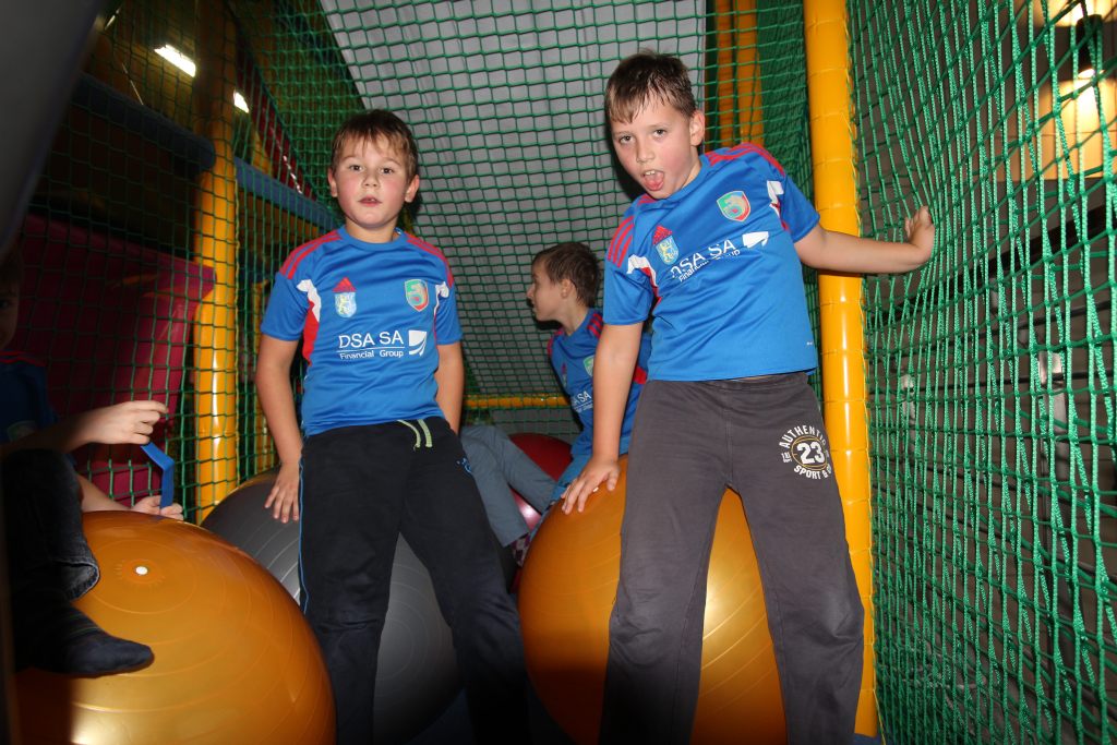 Najmłodsi piłkarze Miedzi w Play City