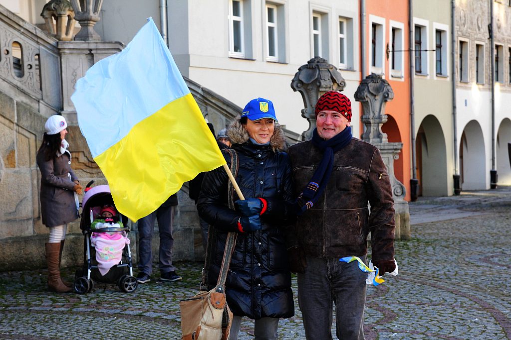 Solidarni z Ukrainą przyszli na Rynek