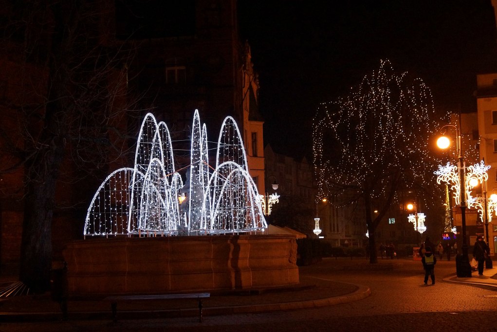 Świąteczna iluminacja Legnicy