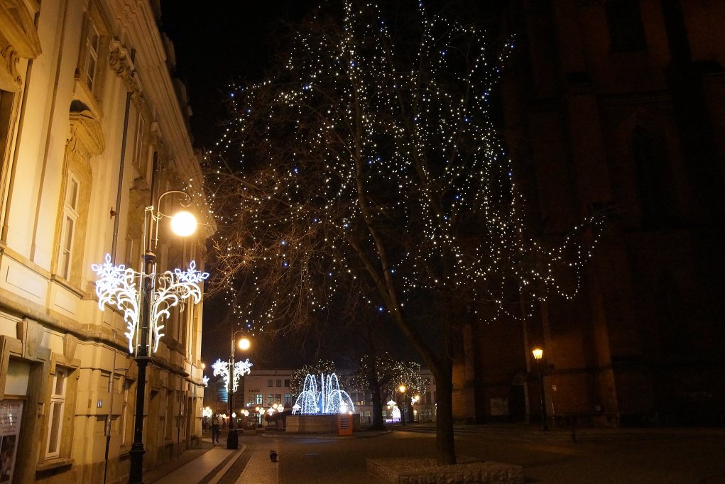 Świąteczna iluminacja Legnicy