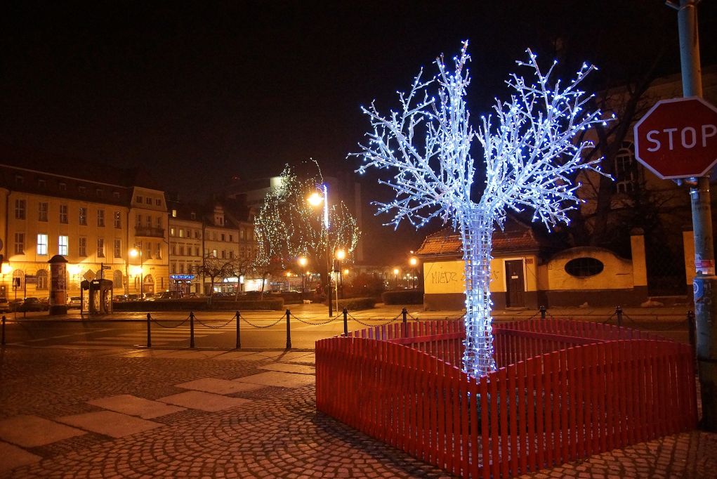 Świąteczna iluminacja Legnicy