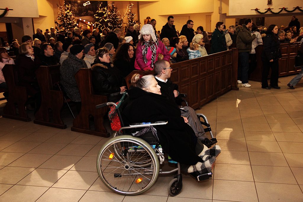 Spotkanie opłatkowe osób niepełnosprawnych