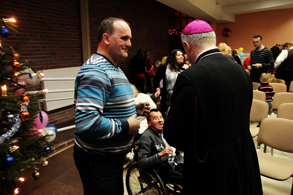 Spotkanie opłatkowe osób niepełnosprawnych