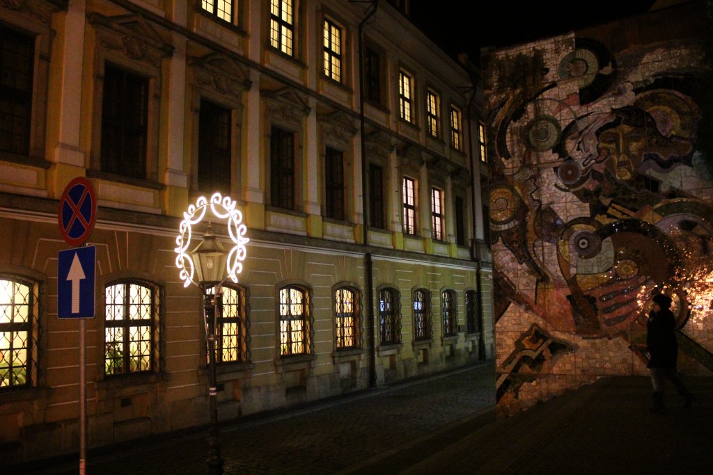 Akademia Rycerska nocą