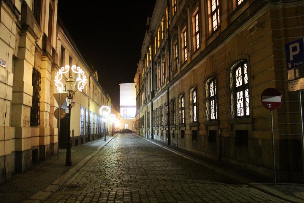 Akademia Rycerska nocą